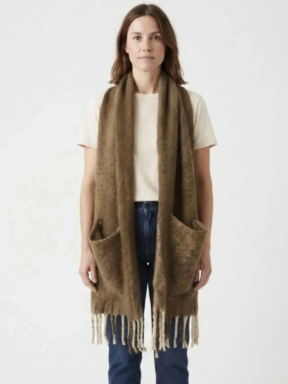 Vintage Pockets scarf